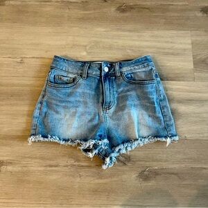 Victoria’s Secret high waisted jean denim shorts - size 0